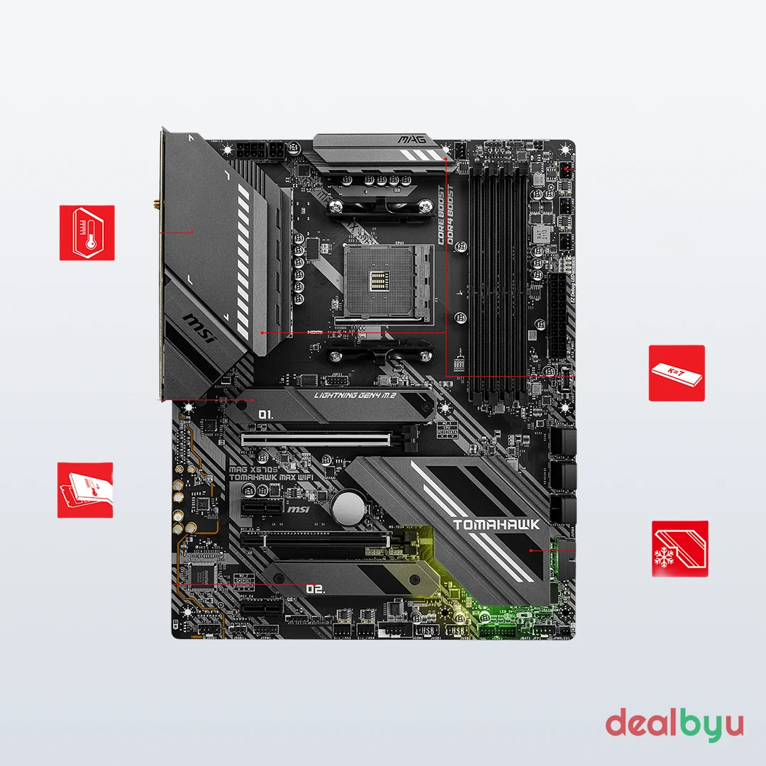 MSI MAG X570S TOMAHAWK MAX WIFI Motherboard