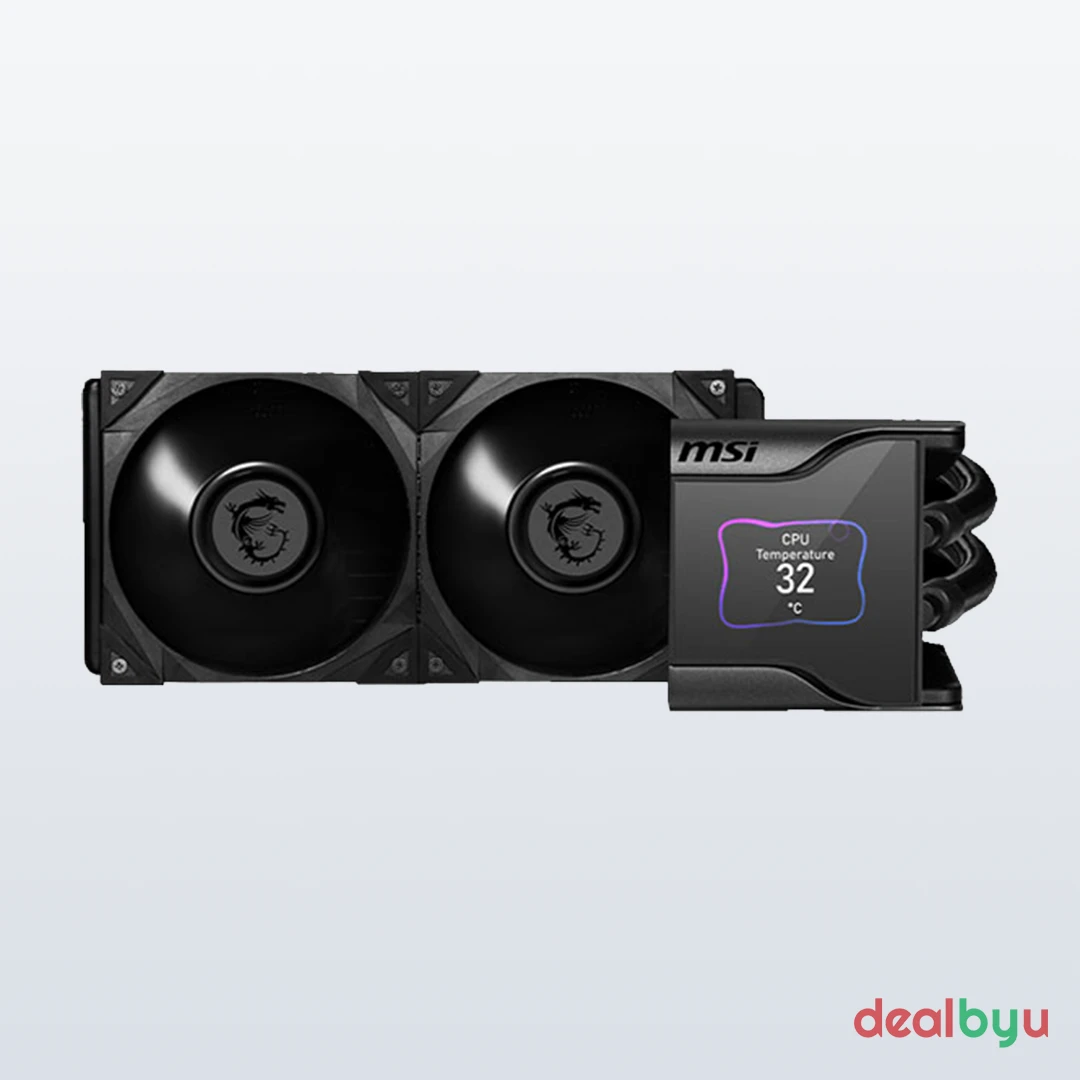 MSI MEG CoreLiquid S280 — 280mm AIO Liquid CPU Cooler with LCD Display