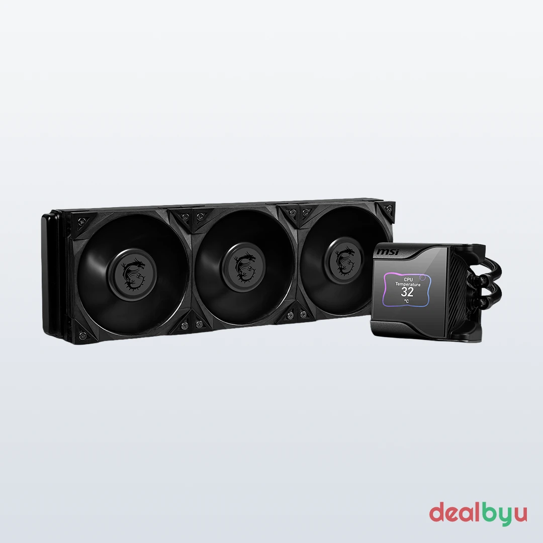 MSI MEG CoreLiquid S360 — 360mm AIO Liquid CPU Cooler with LCD Display
