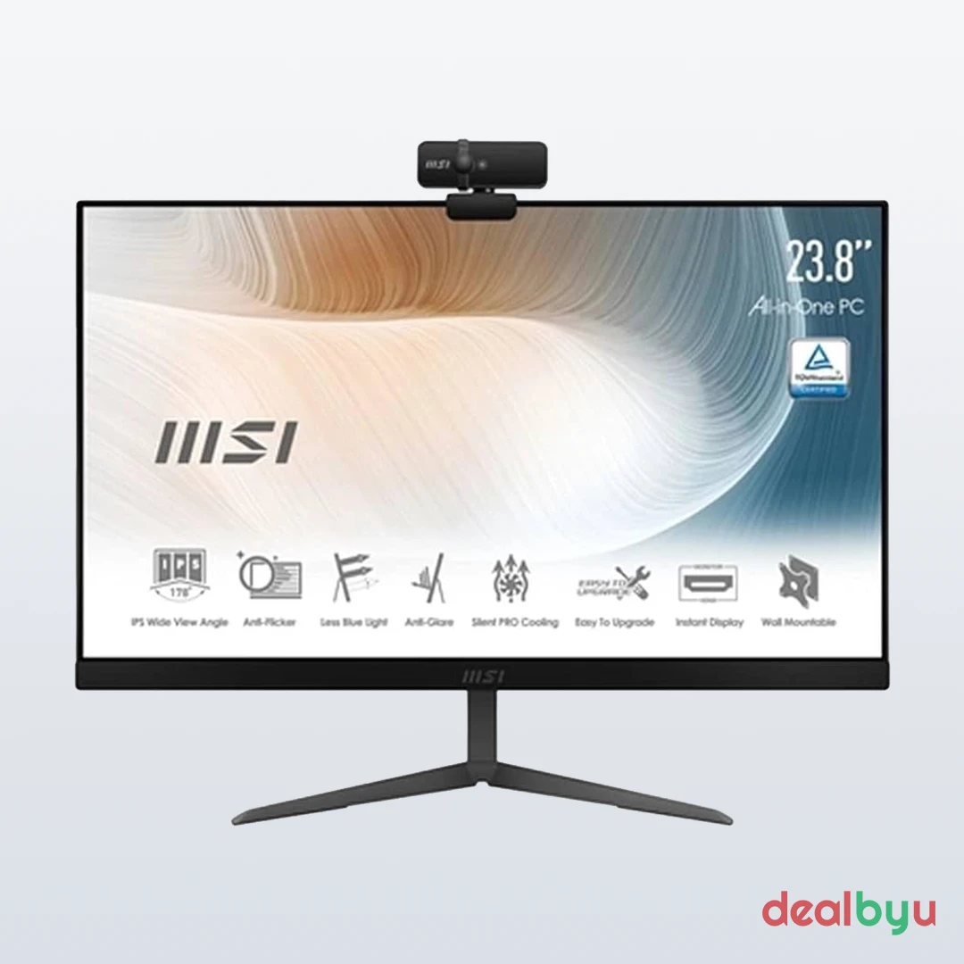 MSI Modern AM241 Core i5-1135G7 — 8 GB / 512 GB SSD, 23.8" FHD IPS All-in-One PC