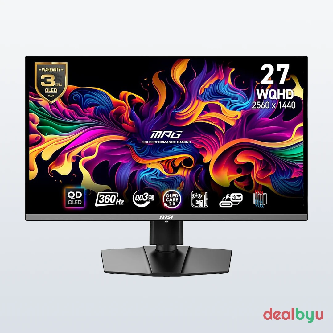 MSI MPG 271QRX QD-OLED 26.5-inch QHD 360Hz Gaming Monitor