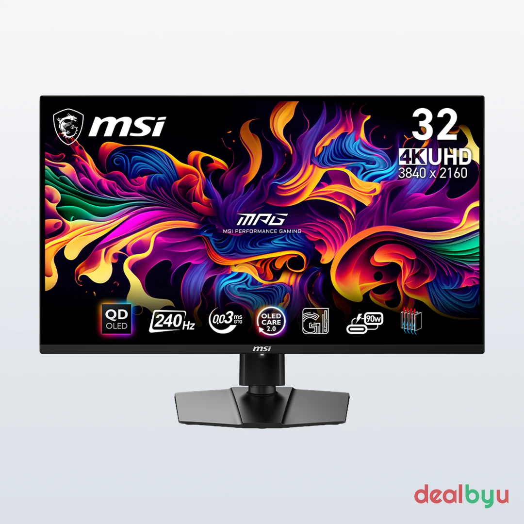 MSI MPG 321URX QD-OLED 31.5-inch 4K 240Hz Gaming Monitor