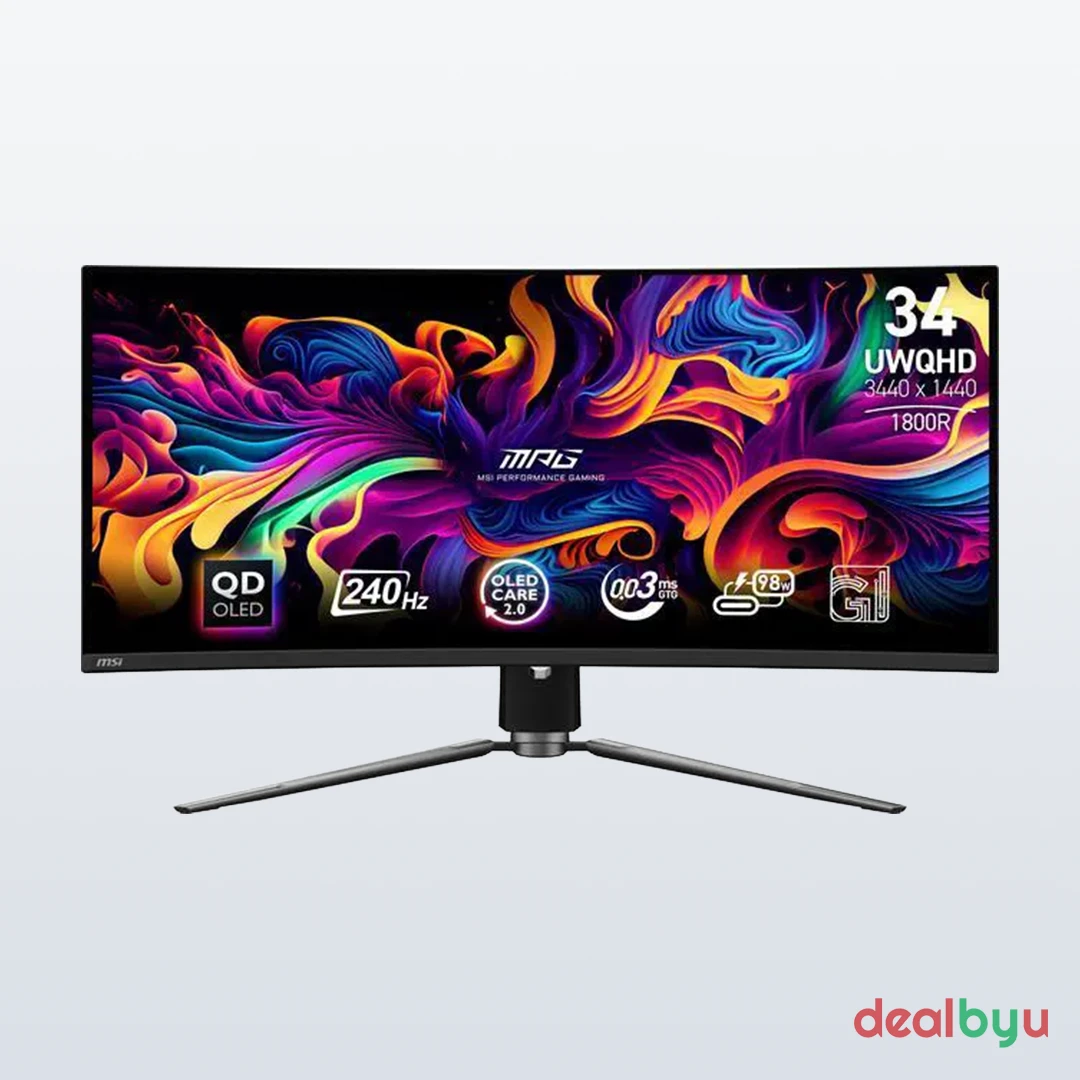 MSI MPG 341CQPX QD-OLED 34-inch UWQHD 240Hz Gaming Monitor