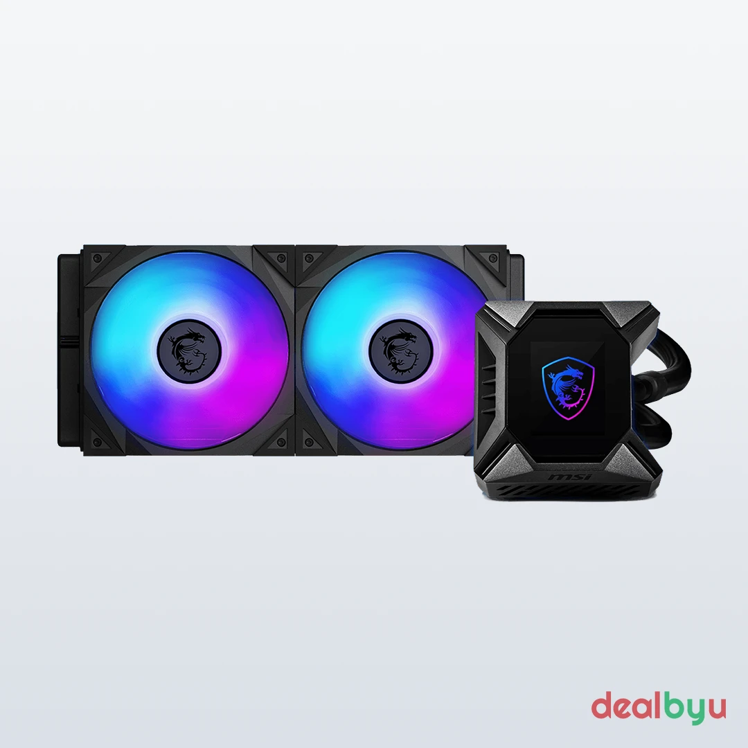 MSI MPG CoreLiquid K240 V2 — 240mm AIO Liquid CPU Cooler with LCD Display