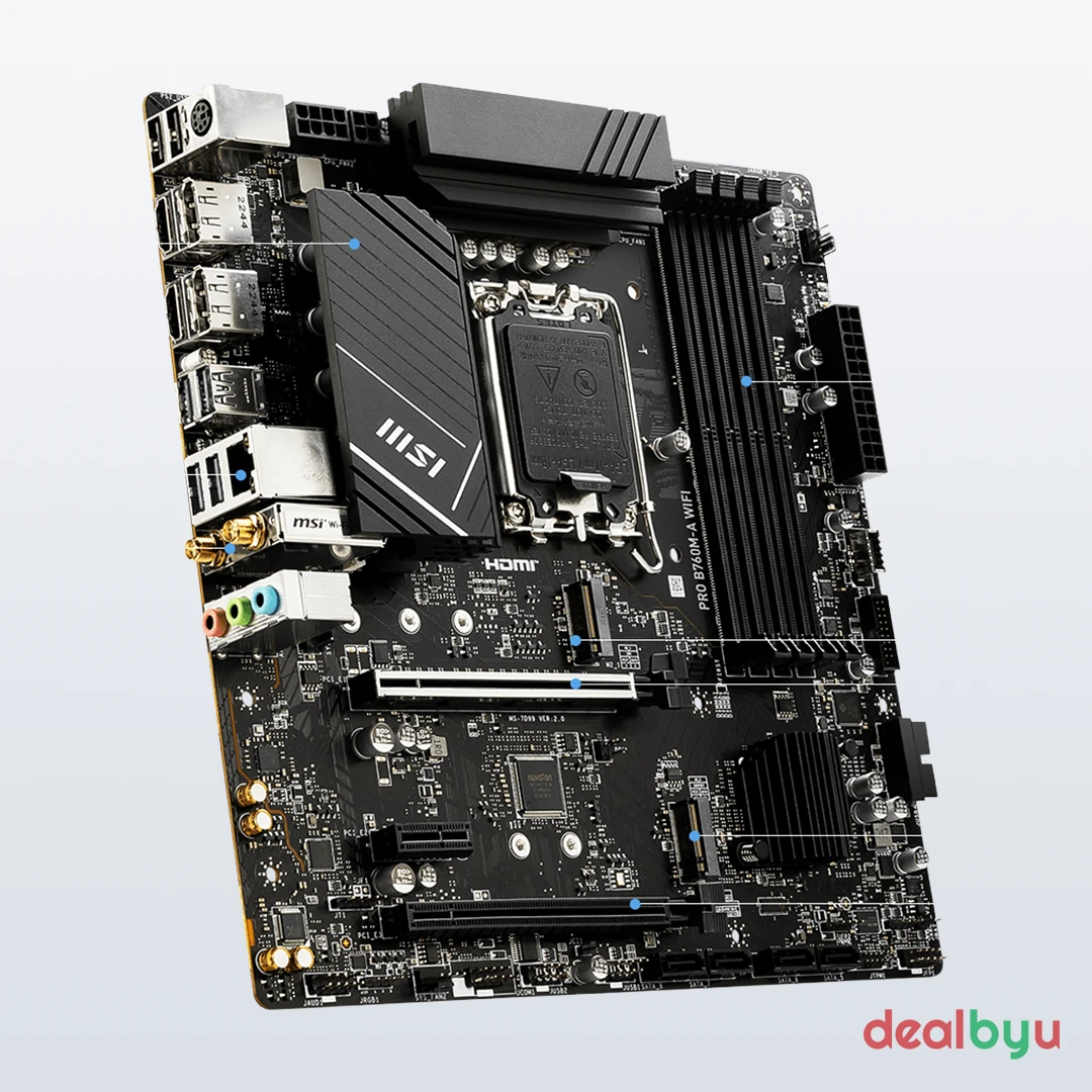 MSI PRO B760M-A WIFI DDR5 Motherboard