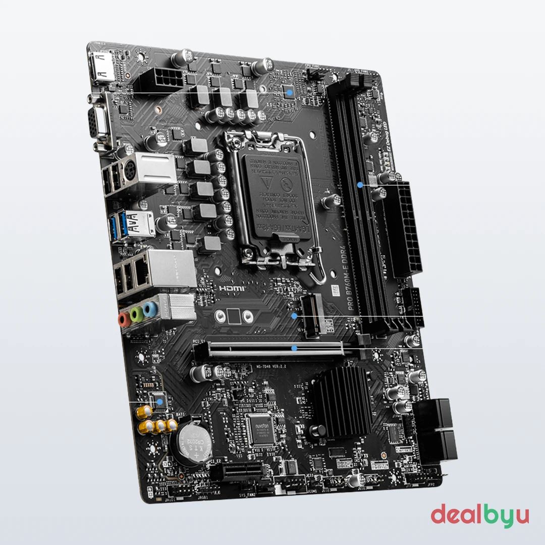 MSI PRO B760M-E DDR4 Motherboard