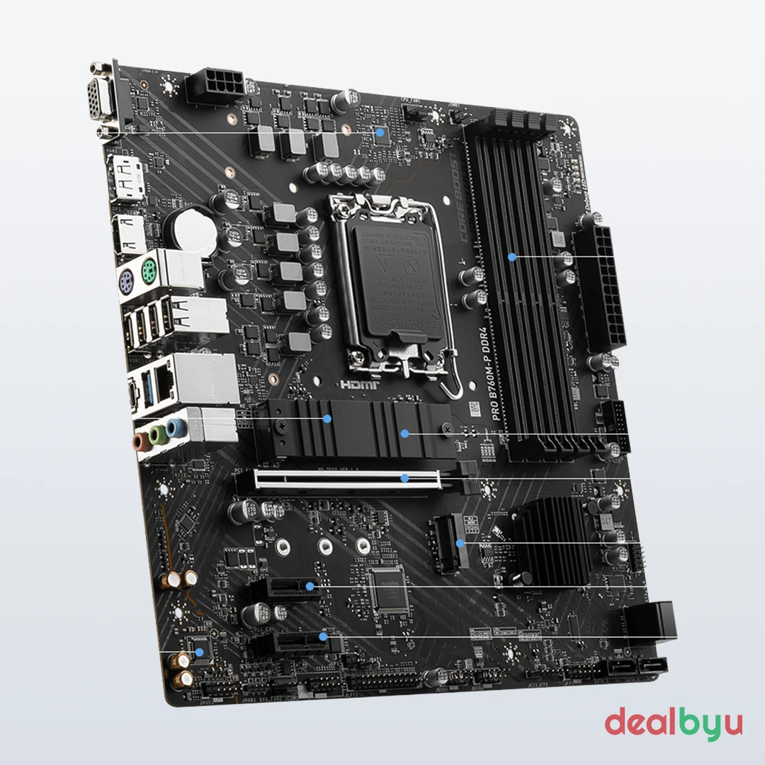 MSI PRO B760M-P DDR4 Motherboard