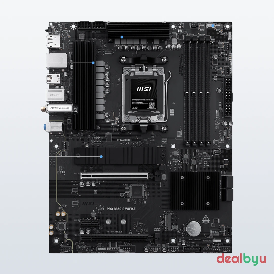 MSI PRO B850-S WIFI6E Motherboard