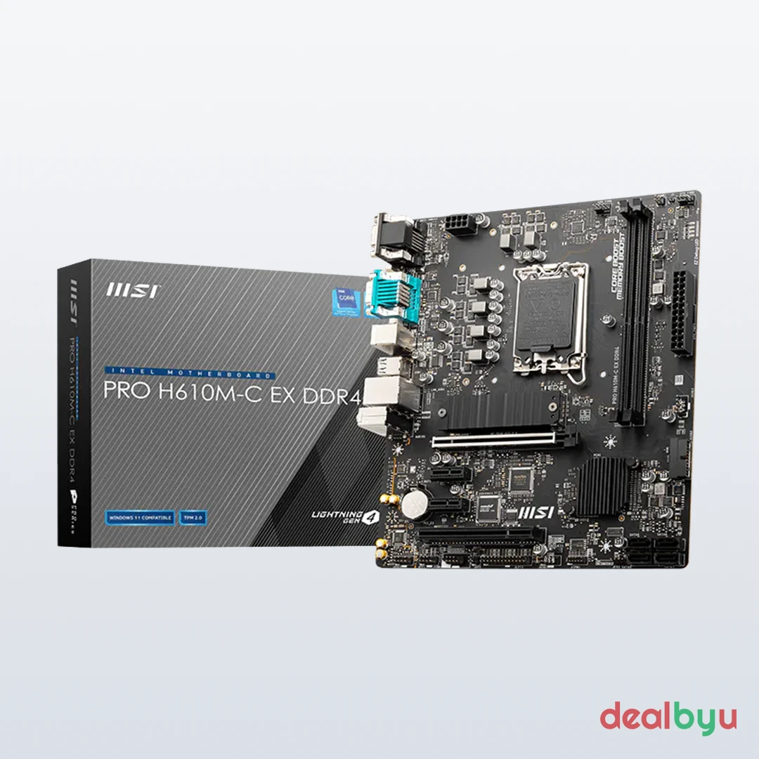 MSI PRO H610M-C EX DDR4 Motherboard