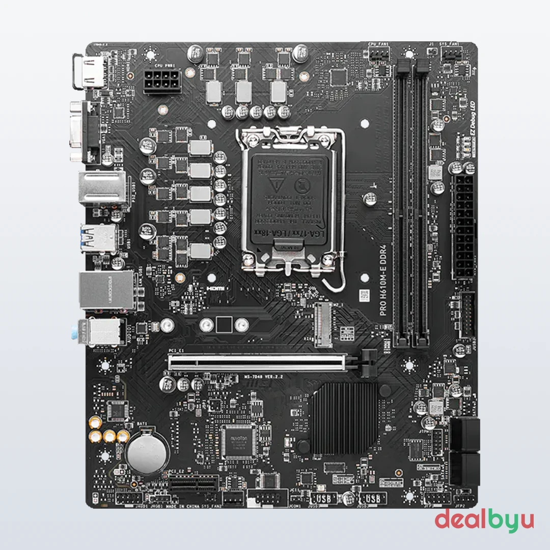 MSI PRO H610M-E DDR4 Motherboard