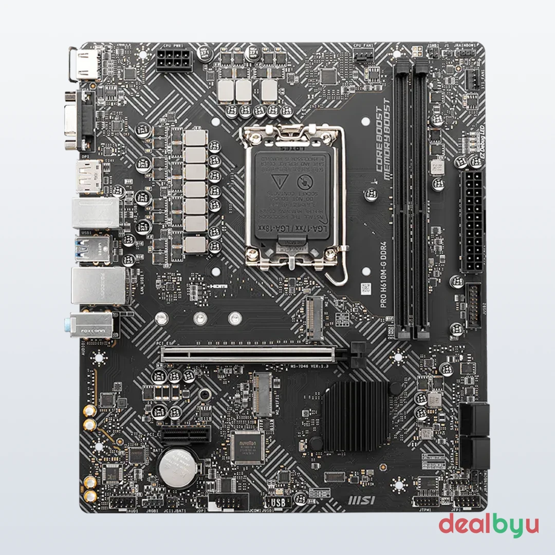 MSI PRO H610M-G DDR4 Motherboard