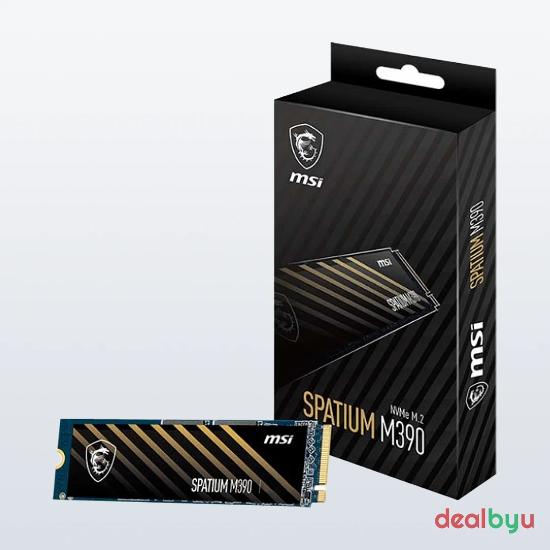 MSI SPATIUM M390 500 GB PCIe 3.0 NVMe M.2 2280 SSD