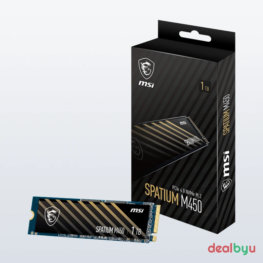 MSI SPATIUM M450 500 GB PCIe 4.0 NVMe M.2 2280 SSD