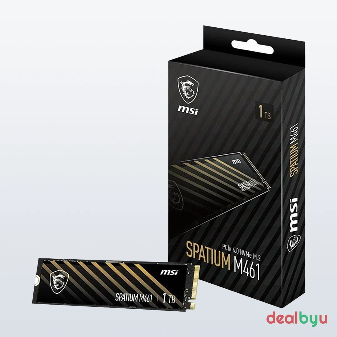 MSI SPATIUM M461 2 TB PCIe 4.0 NVMe M.2 2280 SSD