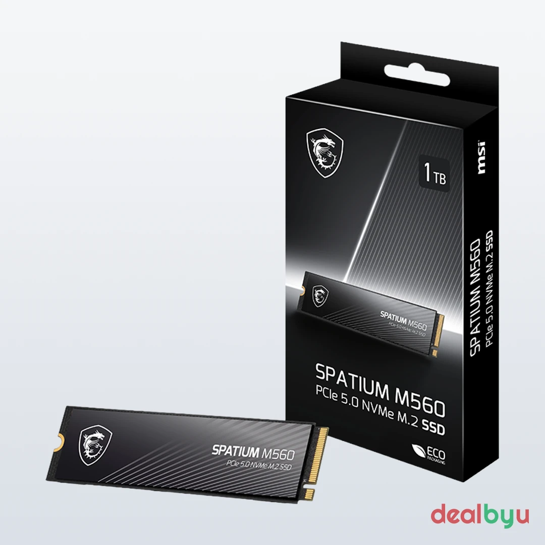 MSI SPATIUM M560 1 TB PCIe 5.0 NVMe M.2 2280 SSD