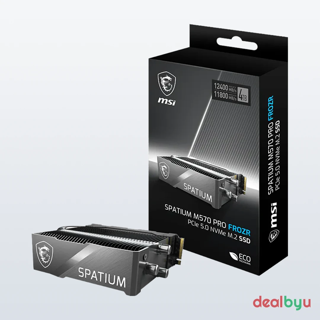 MSI SPATIUM M570 PRO FROZR 2 TB PCIe 5.0 NVMe M.2 2280 SSD