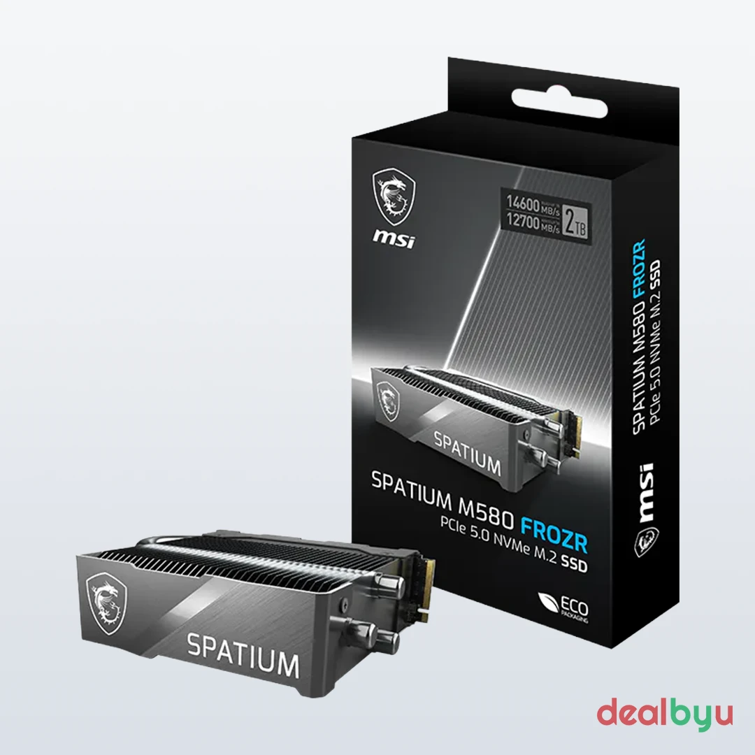 MSI SPATIUM M580 FROZR 2 TB PCIe 5.0 NVMe M.2 2280 SSD