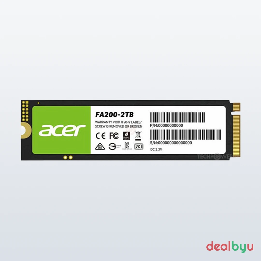 Acer FA200 2 TB PCIe 4.0 NVMe M.2 2280 SSD