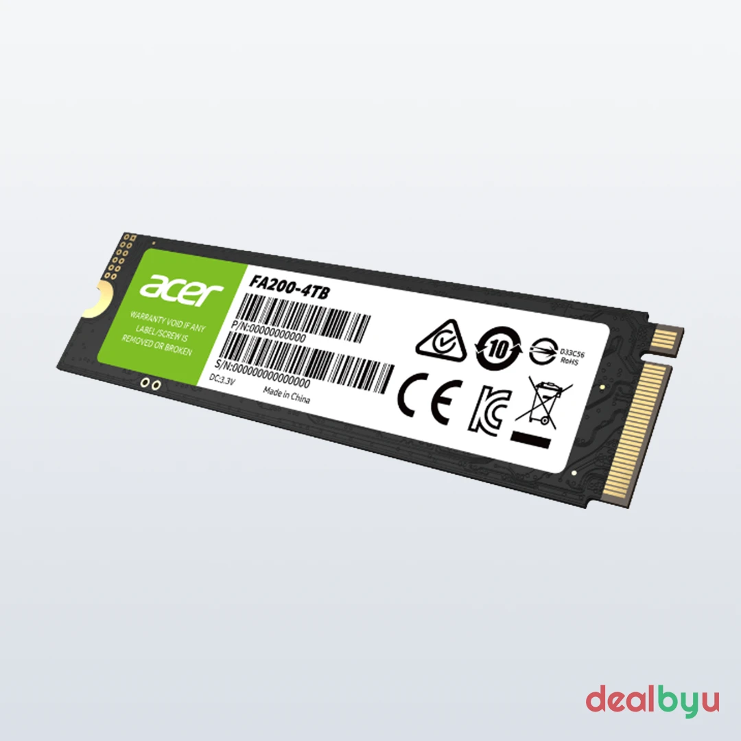 Acer FA200 500 GB PCIe 4.0 NVMe M.2 2280 SSD