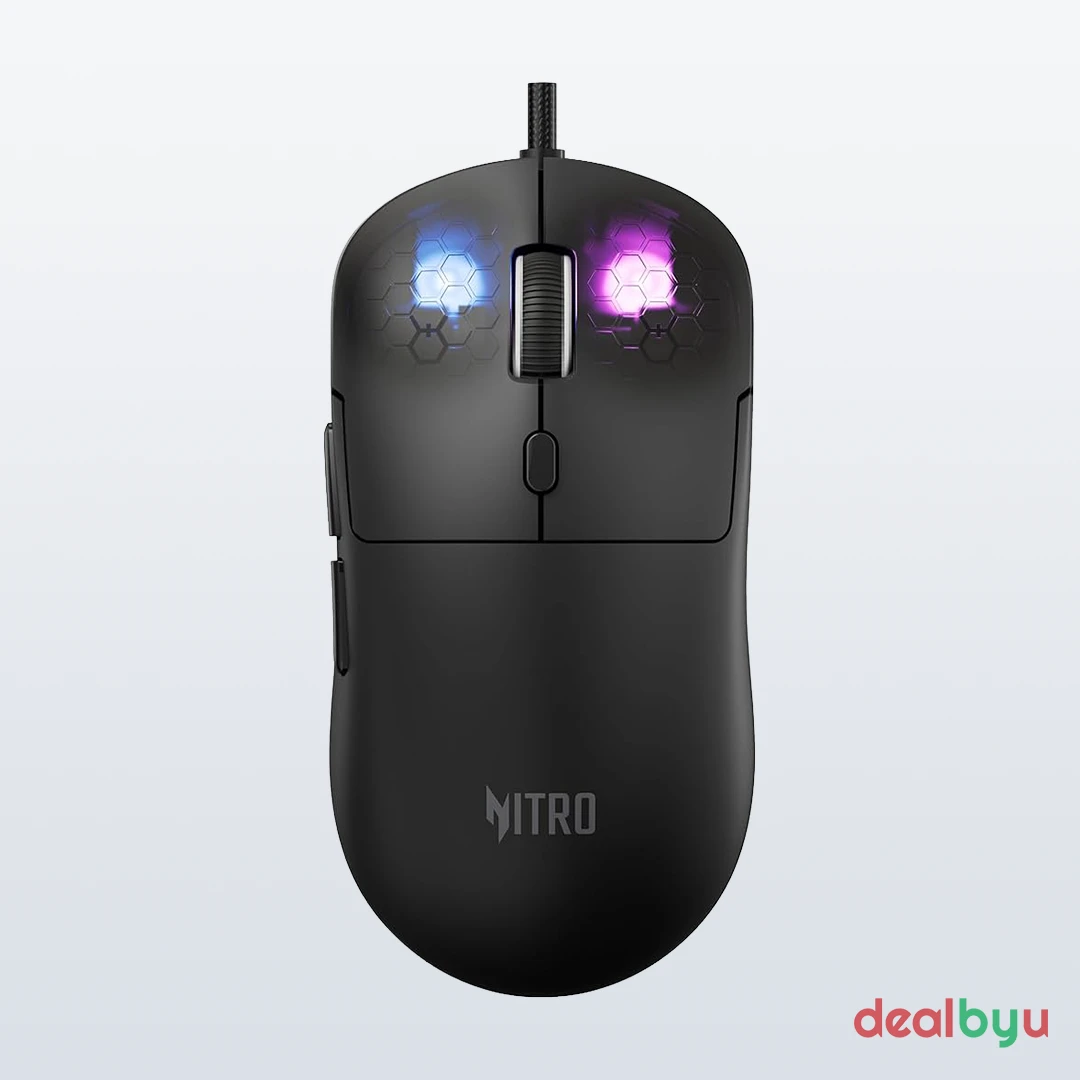 Acer Nitro 7 — Wired Gaming Mouse, 12,400 DPI, RGB