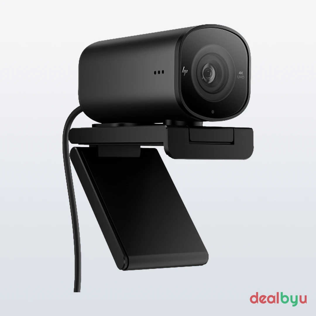 HP 965 4K Streaming Webcam for Business (695J5AA) — Webcam, 4K UHD, 30fps, Autofocus