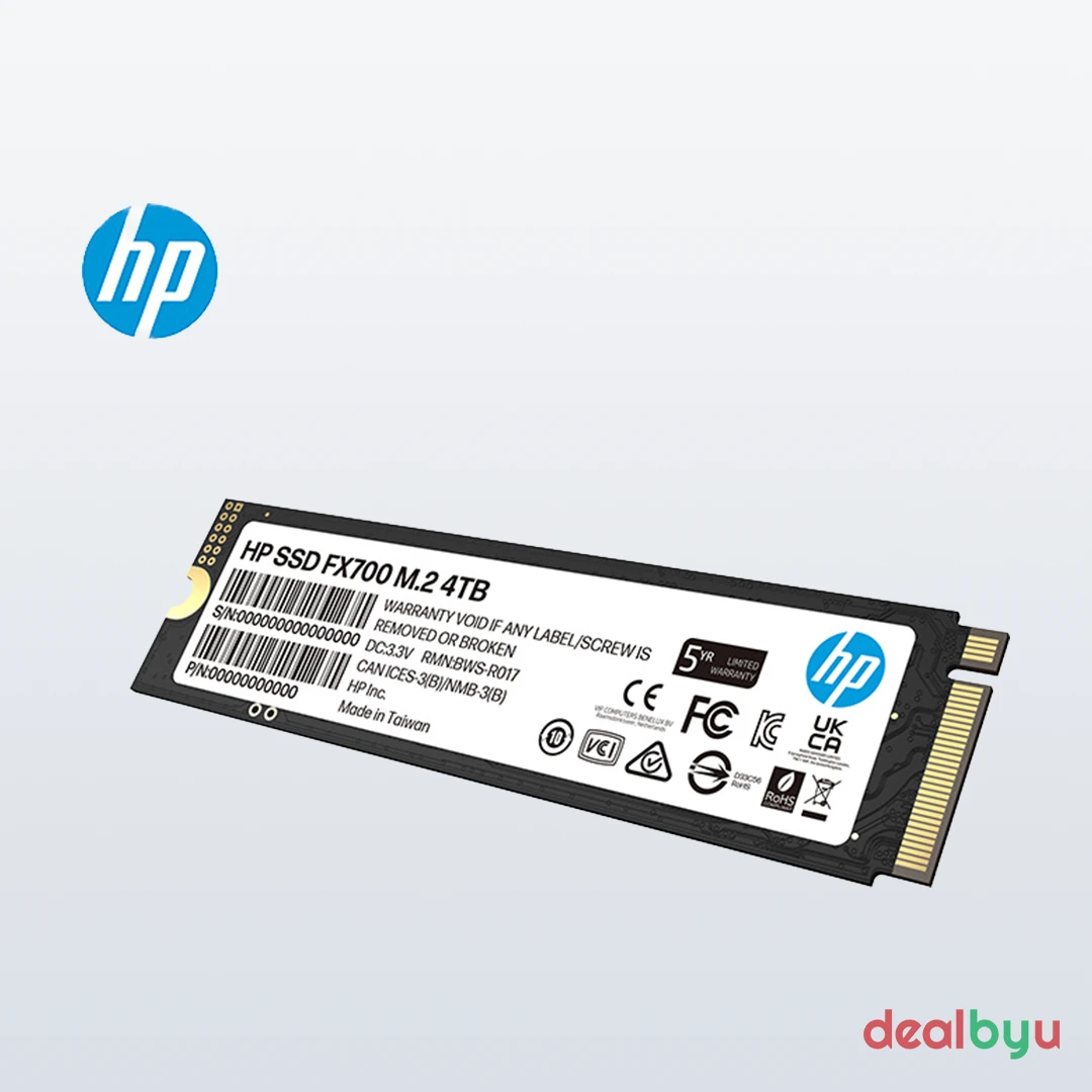 HP FX700 2 TB PCIe 4.0 NVMe M.2 2280 SSD
