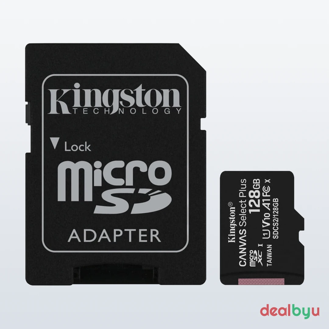 Kingston Canvas Select Plus microSD 512 GB microSDXC Memory Card (C10 U1 A1, 100 MB/s)