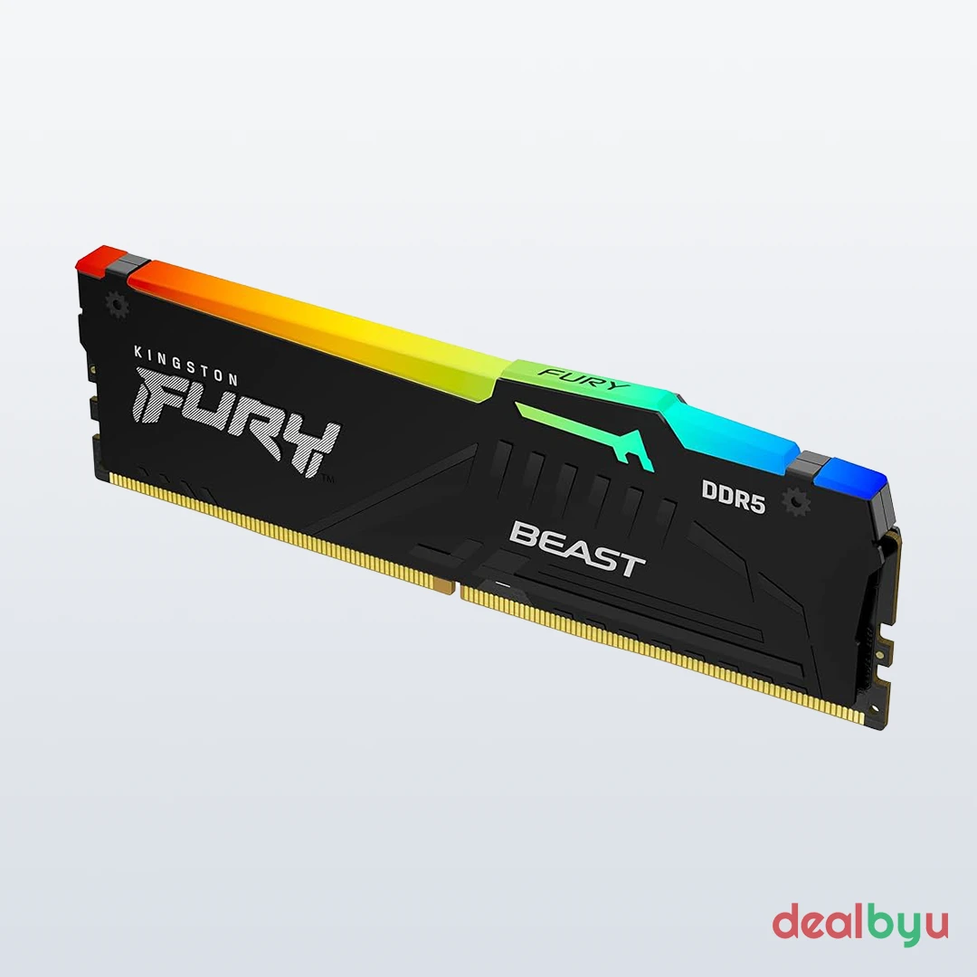 Kingston FURY Beast DDR5 32 GB (1 × 32 GB) 5200 MT/s CL40 Desktop Memory Module