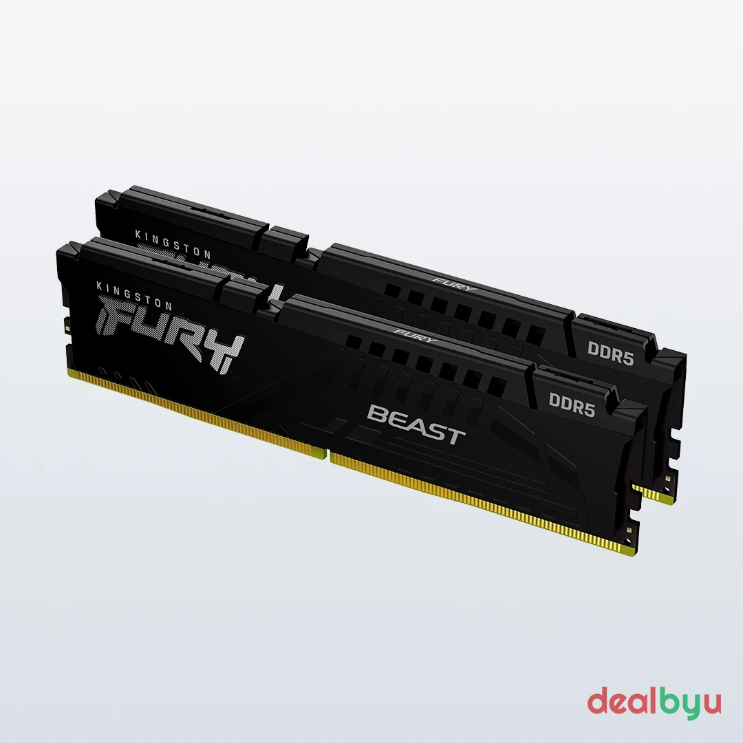 Kingston FURY Beast DDR5 32 GB (2 × 16 GB) 5600 MT/s CL40 Desktop Memory Kit