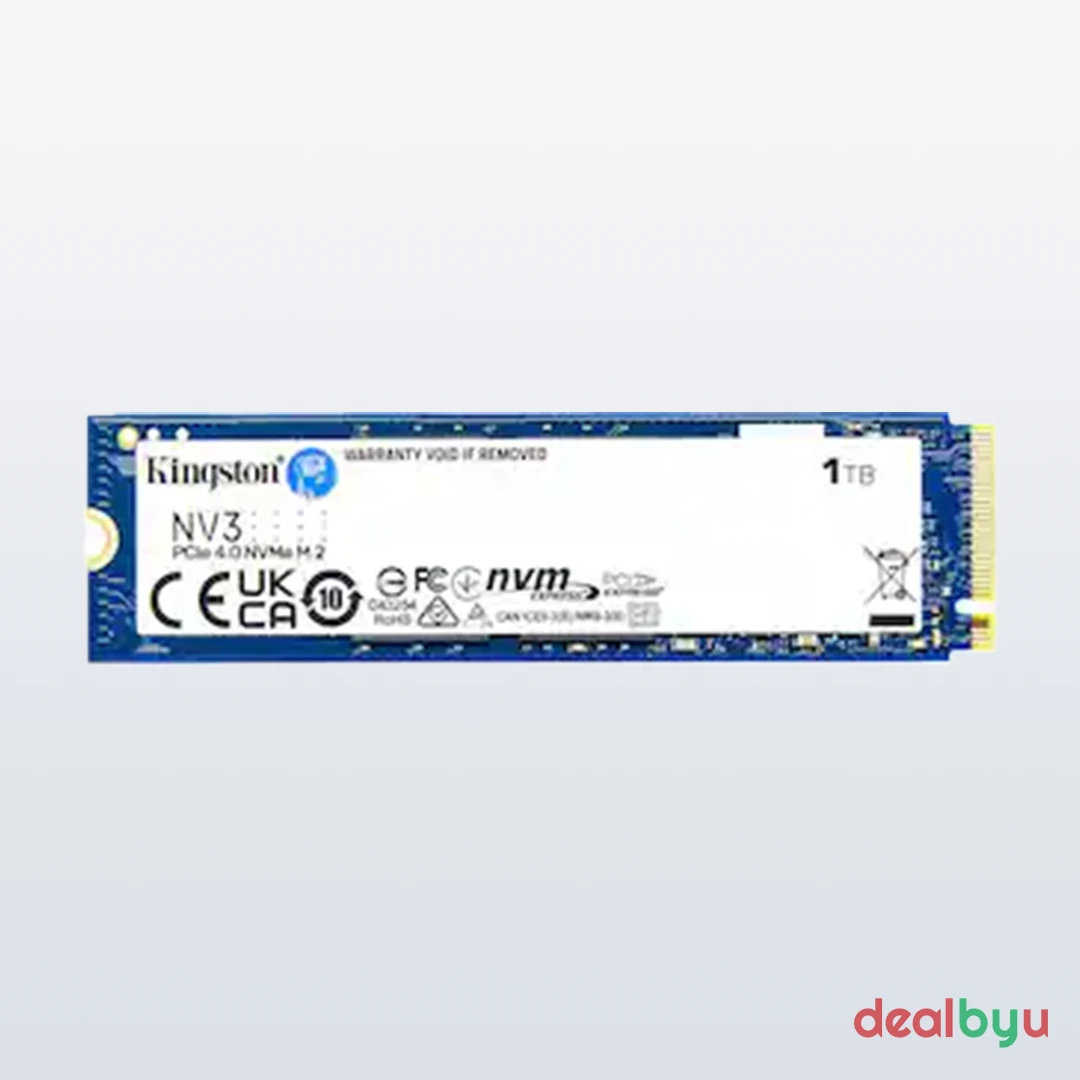 Kingston NV3 1 TB PCIe 4.0 NVMe M.2 2280 SSD (SNV3S/1000G)