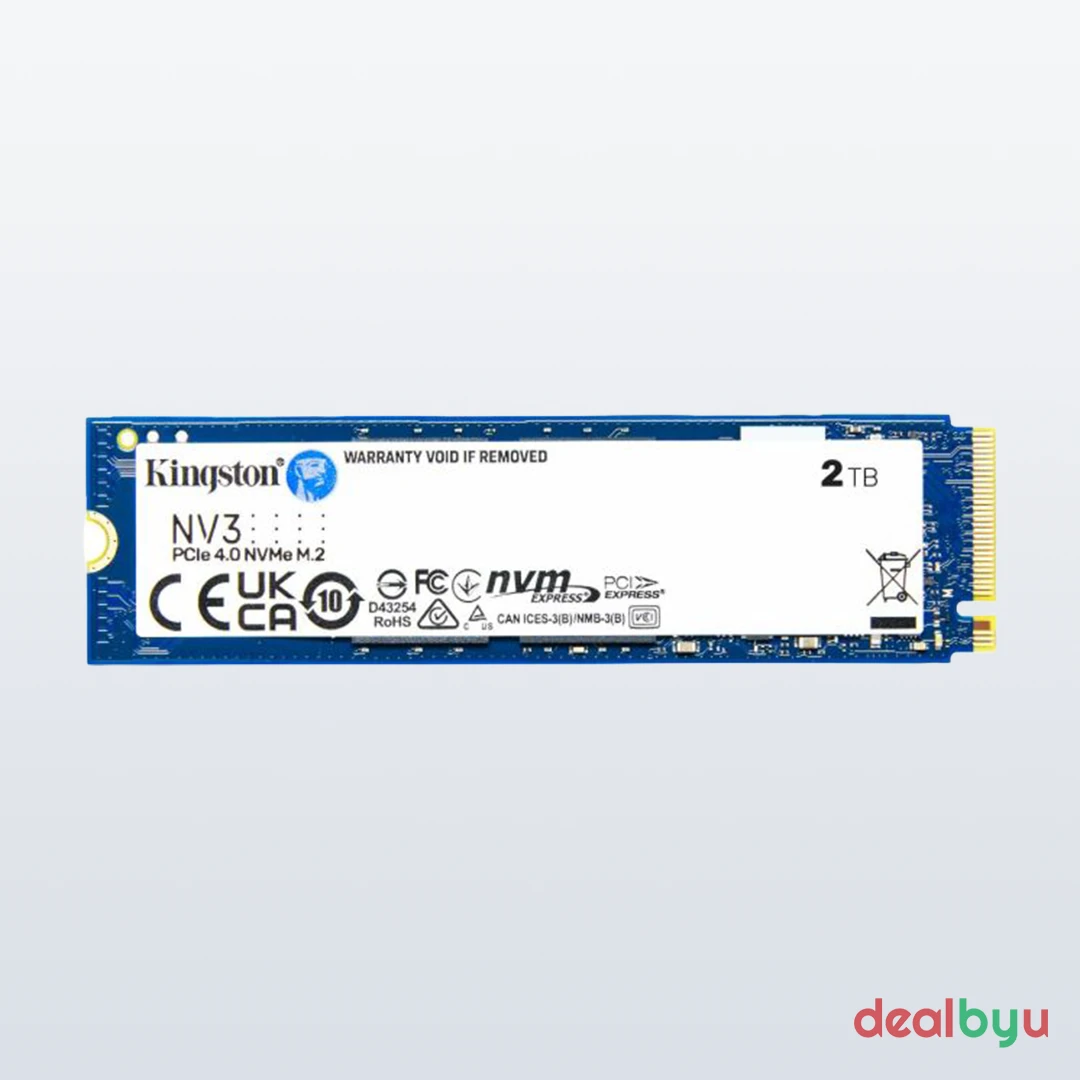 Kingston NV3 2 TB PCIe 4.0 NVMe M.2 2280 SSD (SNV3S/2000G)