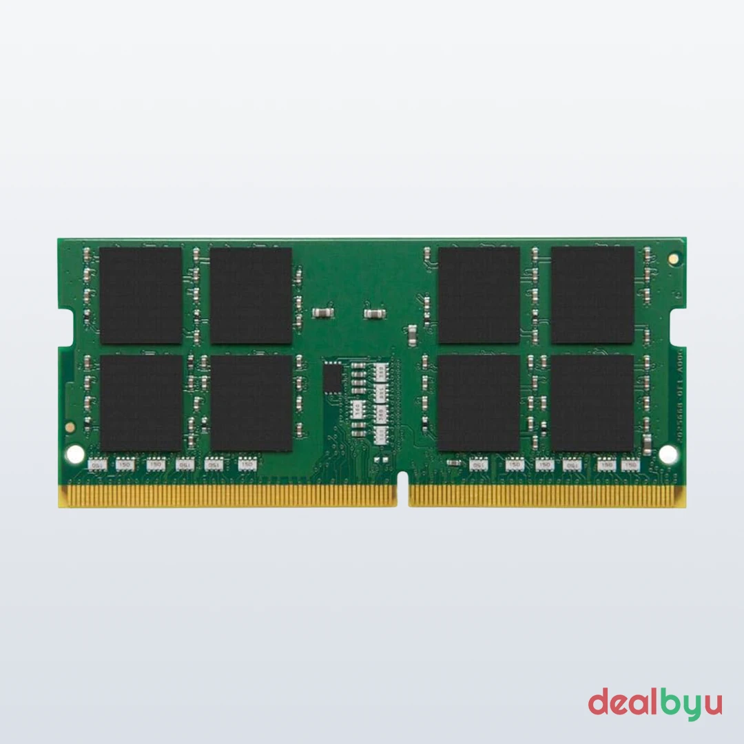 Kingston ValueRAM DDR4 32 GB (1 × 32 GB) 3200 MT/s CL22 Green Laptop Memory Module (SO-DIMM)
