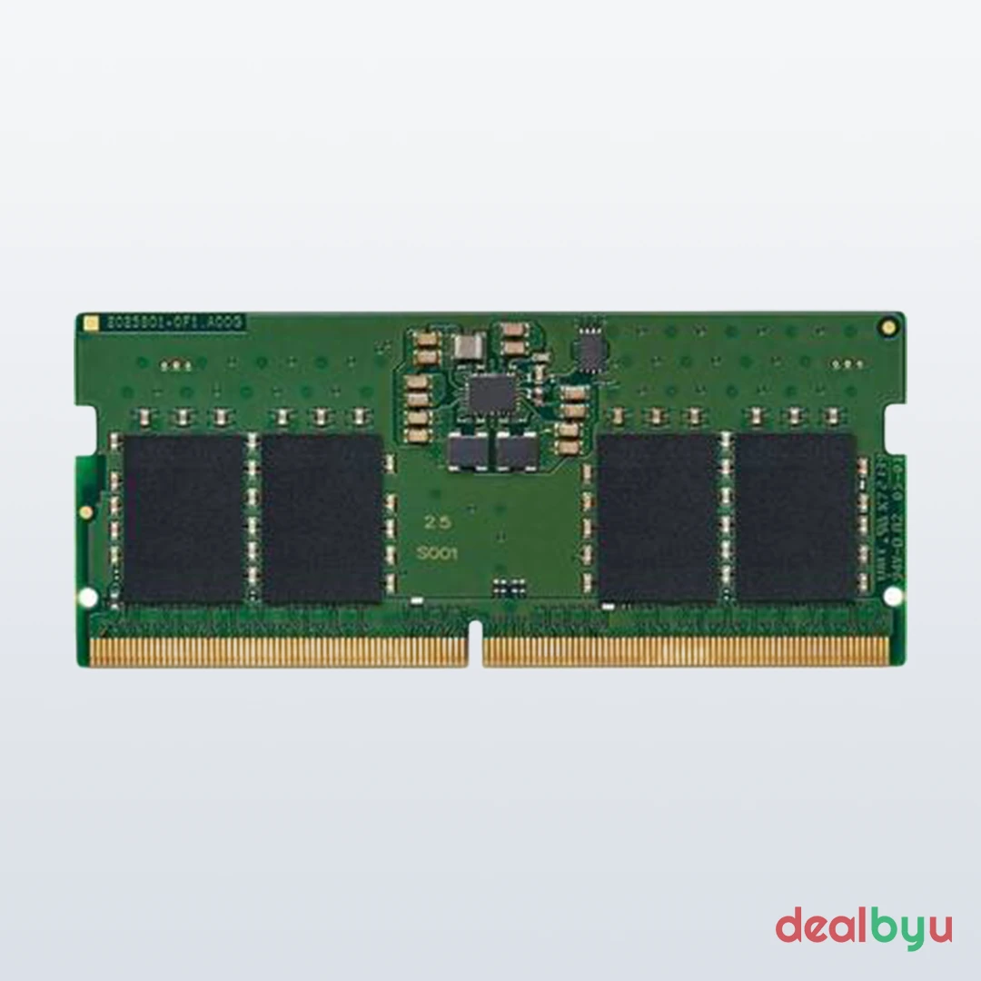 Kingston ValueRAM DDR5 8 GB (1 × 8 GB) 5600 MT/s CL46 Green Laptop Memory Module (SO-DIMM)