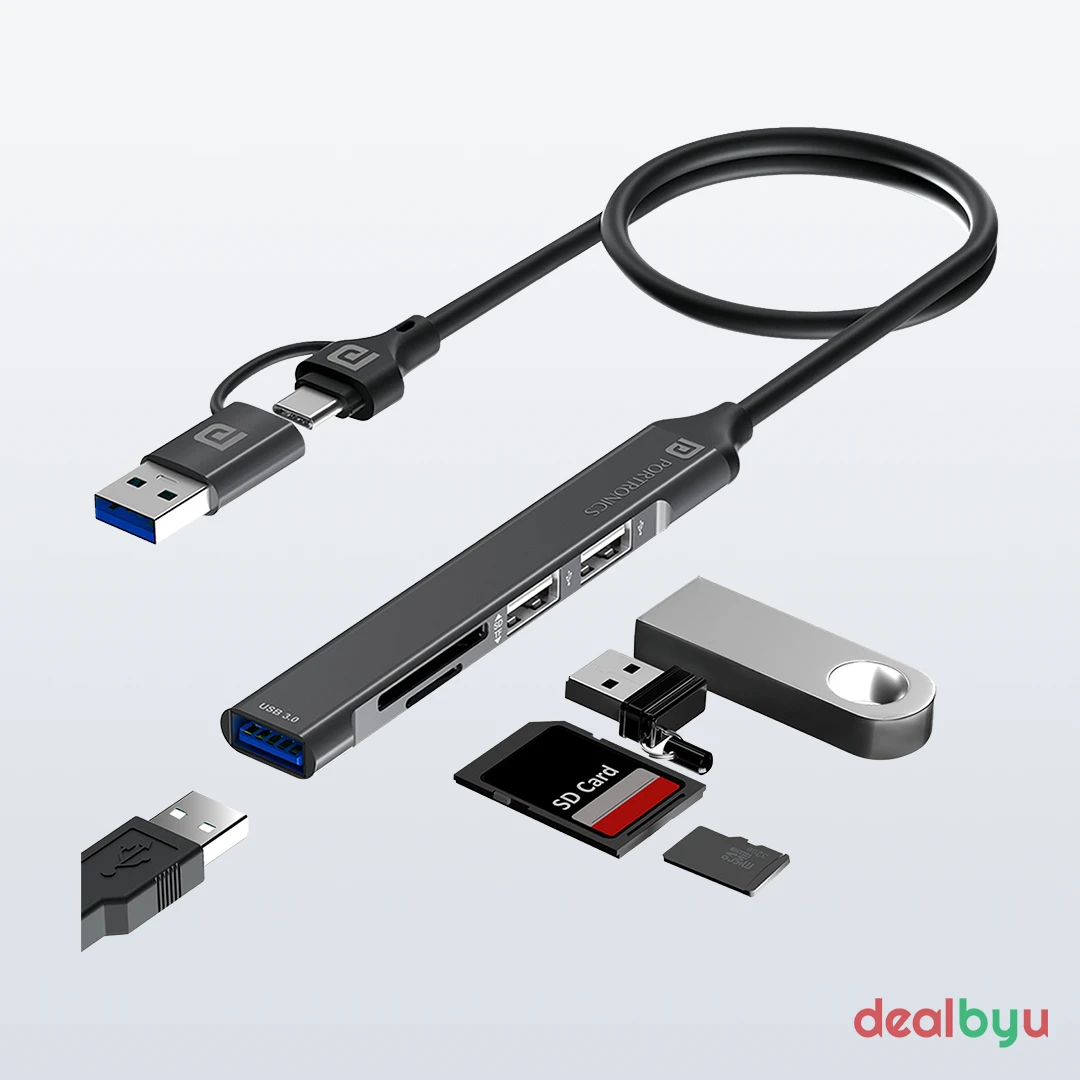 Portronics Mport 31 / 31C / 30 Plus (compact USB 3.0 hubs)