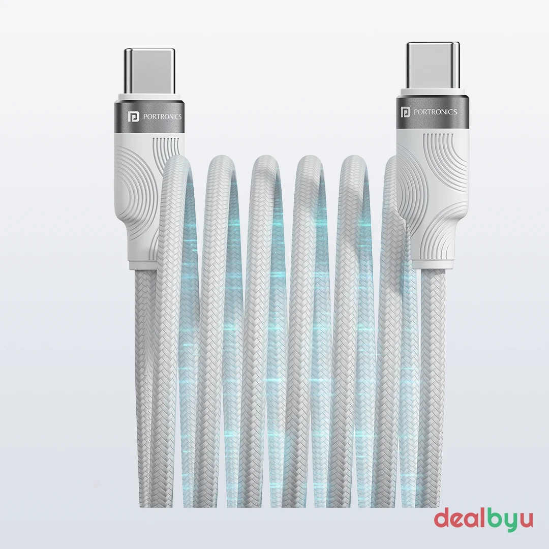 Portronics Snaplink / Maglink C Square (magnetic USB-C cable)