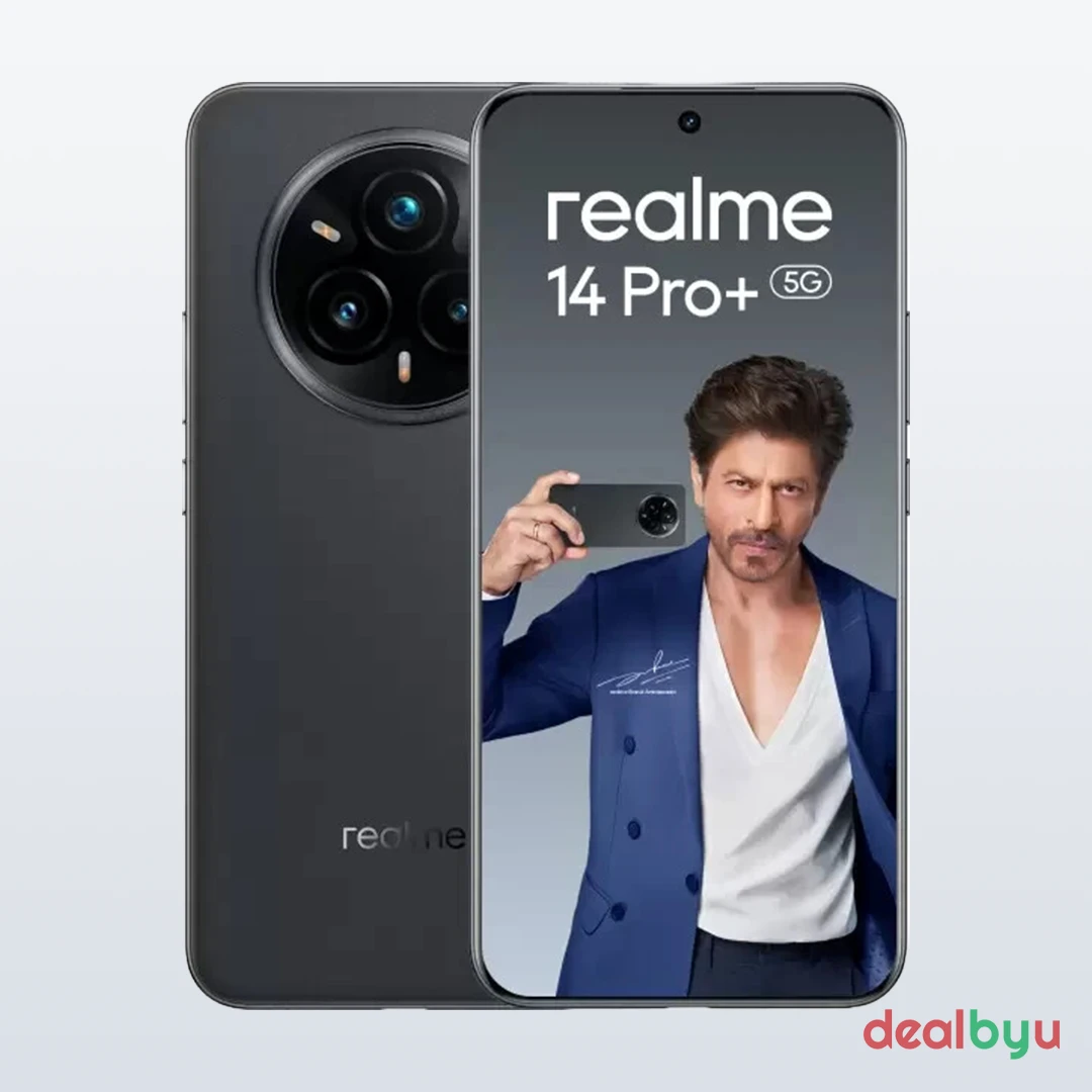Realme 14 Pro+ 5G — Snapdragon 7s Gen 3, 8 GB / 256 GB, 6.83" AMOLED 120 Hz, 6000 mAh