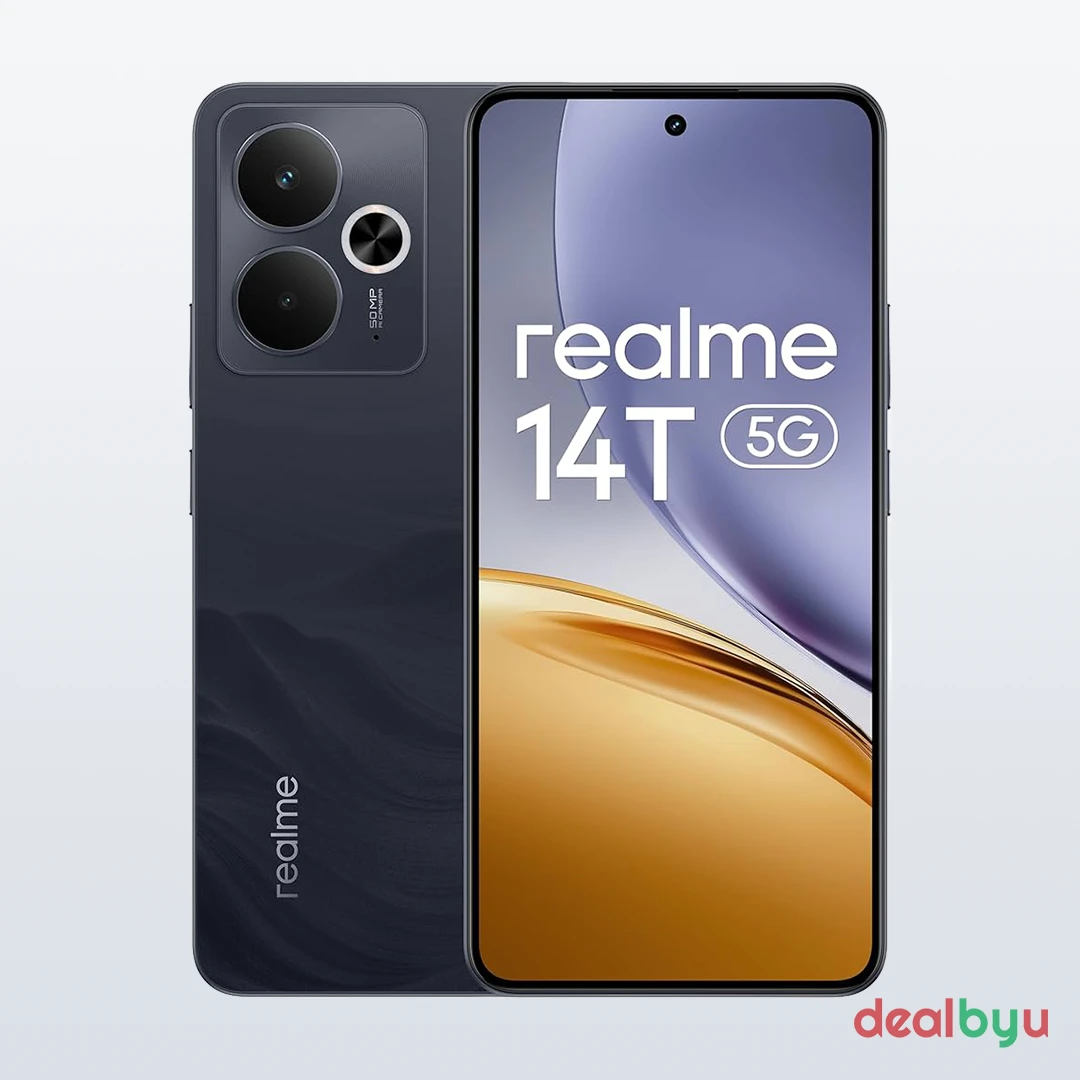 Realme 14T 5G — Dimensity 6300, 8 GB / 256 GB, 6.67" AMOLED 120 Hz, 6000 mAh