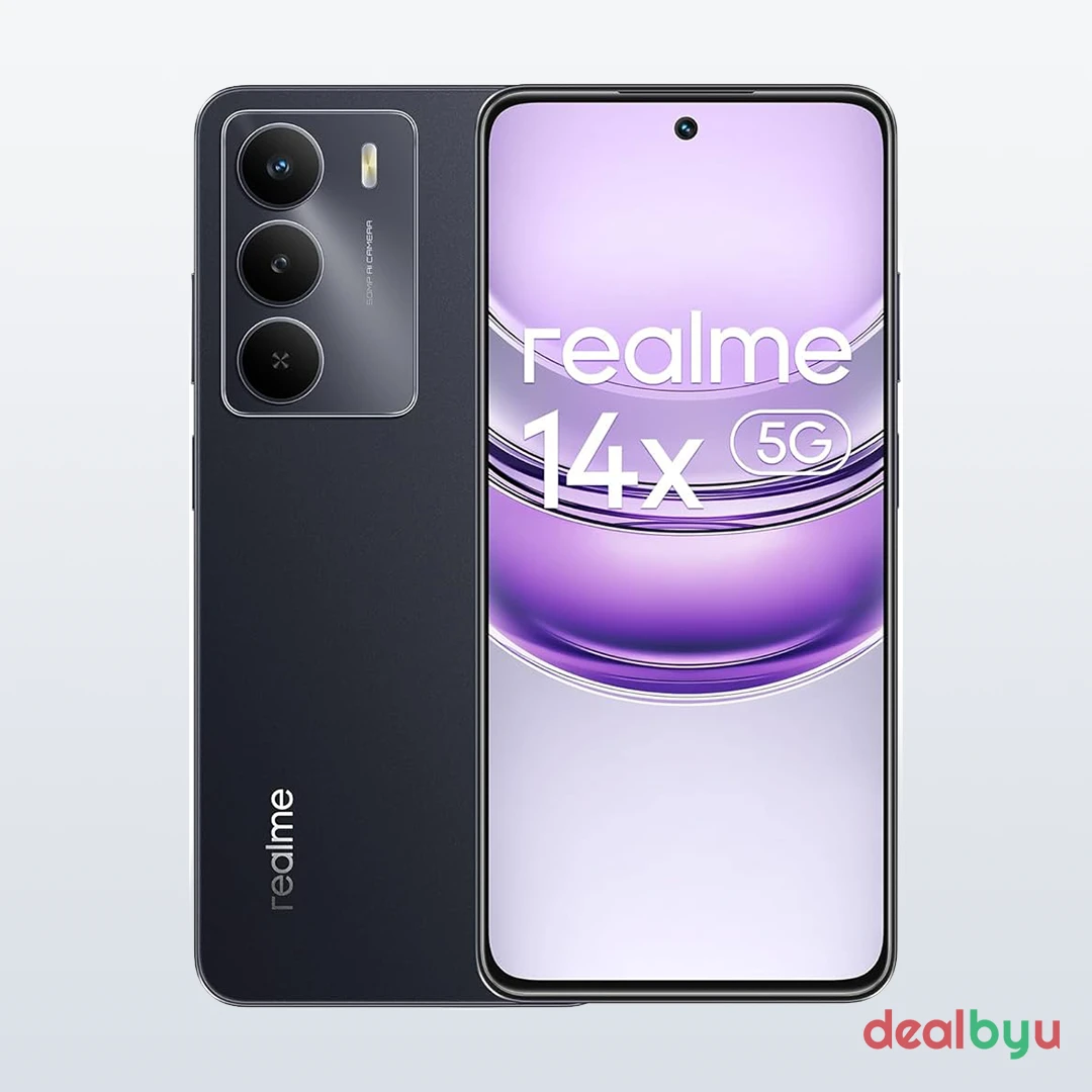 Realme 14x 5G — Dimensity 6300, 6 GB / 128 GB, 6.67" LCD 120 Hz, 6000 mAh