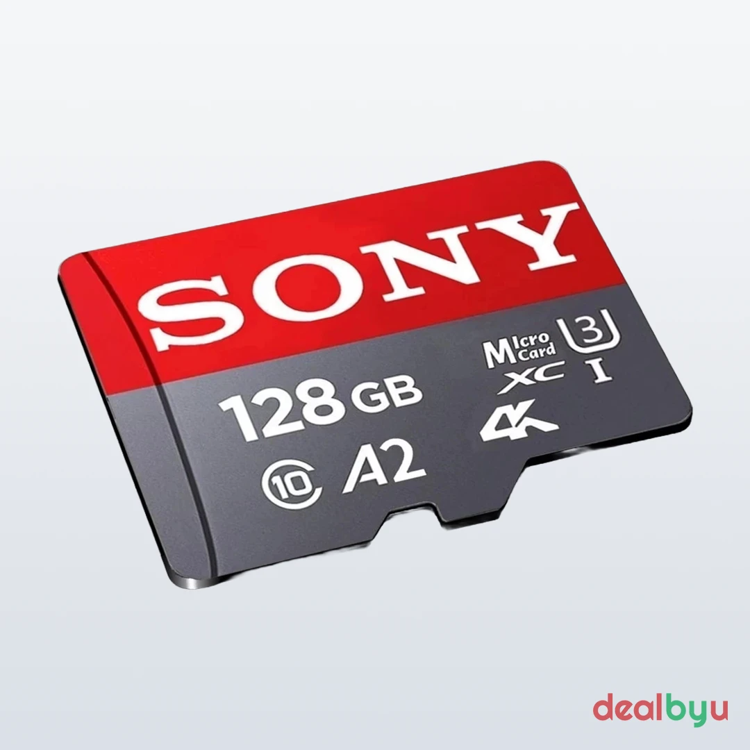Sony Tough microSD 128 GB microSDXC Memory Card (C10 U3 V30 A2, 170 MB/s)