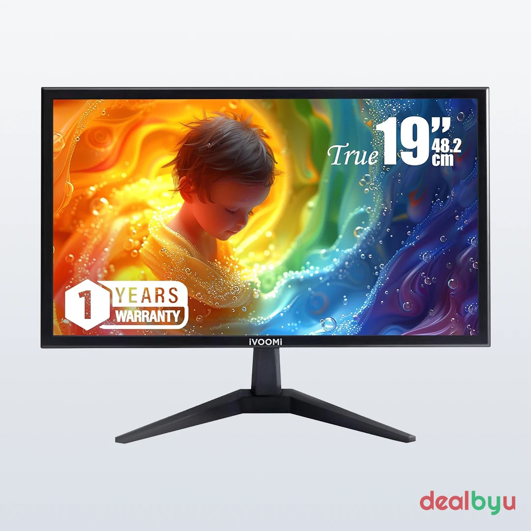 iVOOMi 19-Inch LED Monitor (Black, 60Hz)