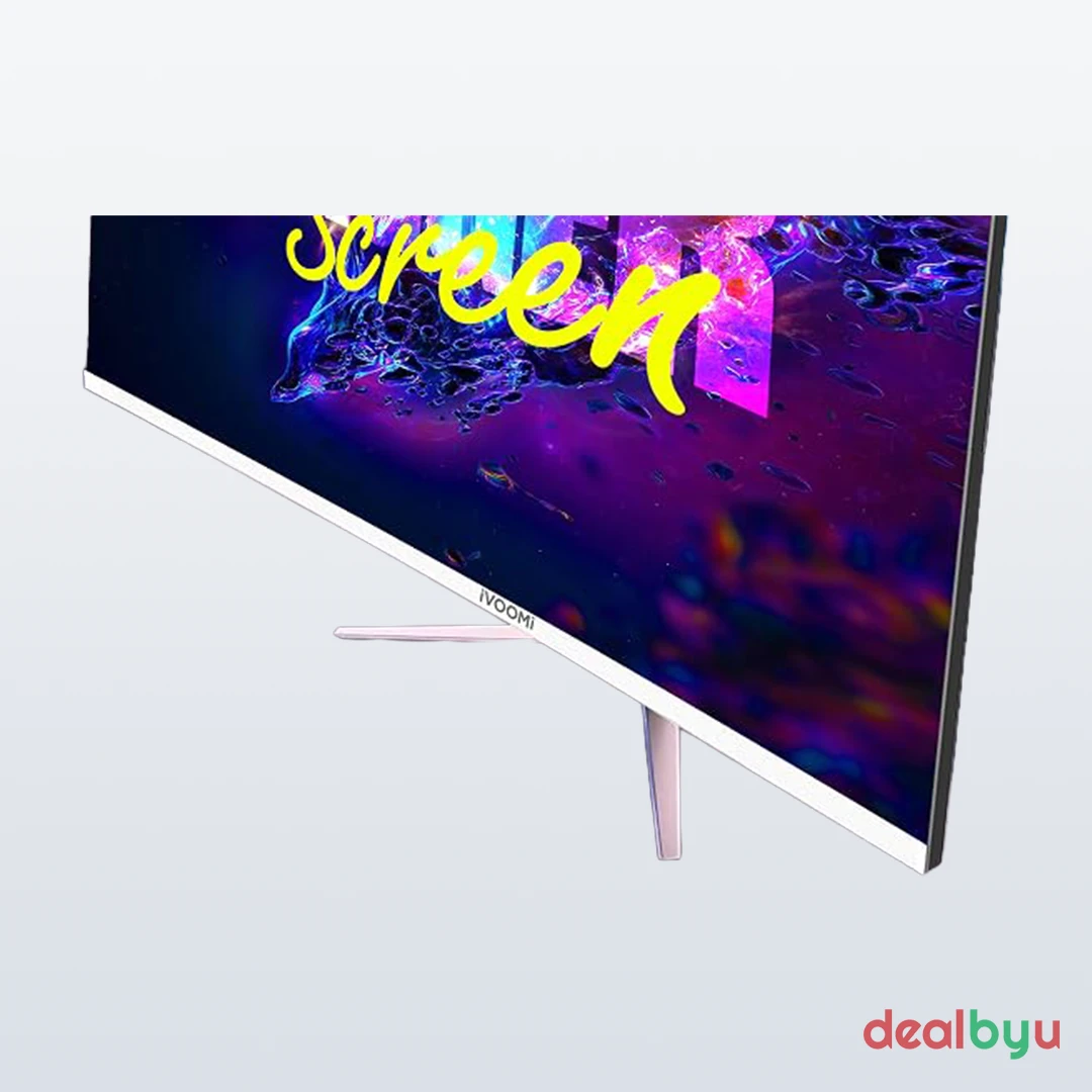 iVOOMi 32-Inch Frameless Flat Monitor (White, 100Hz)