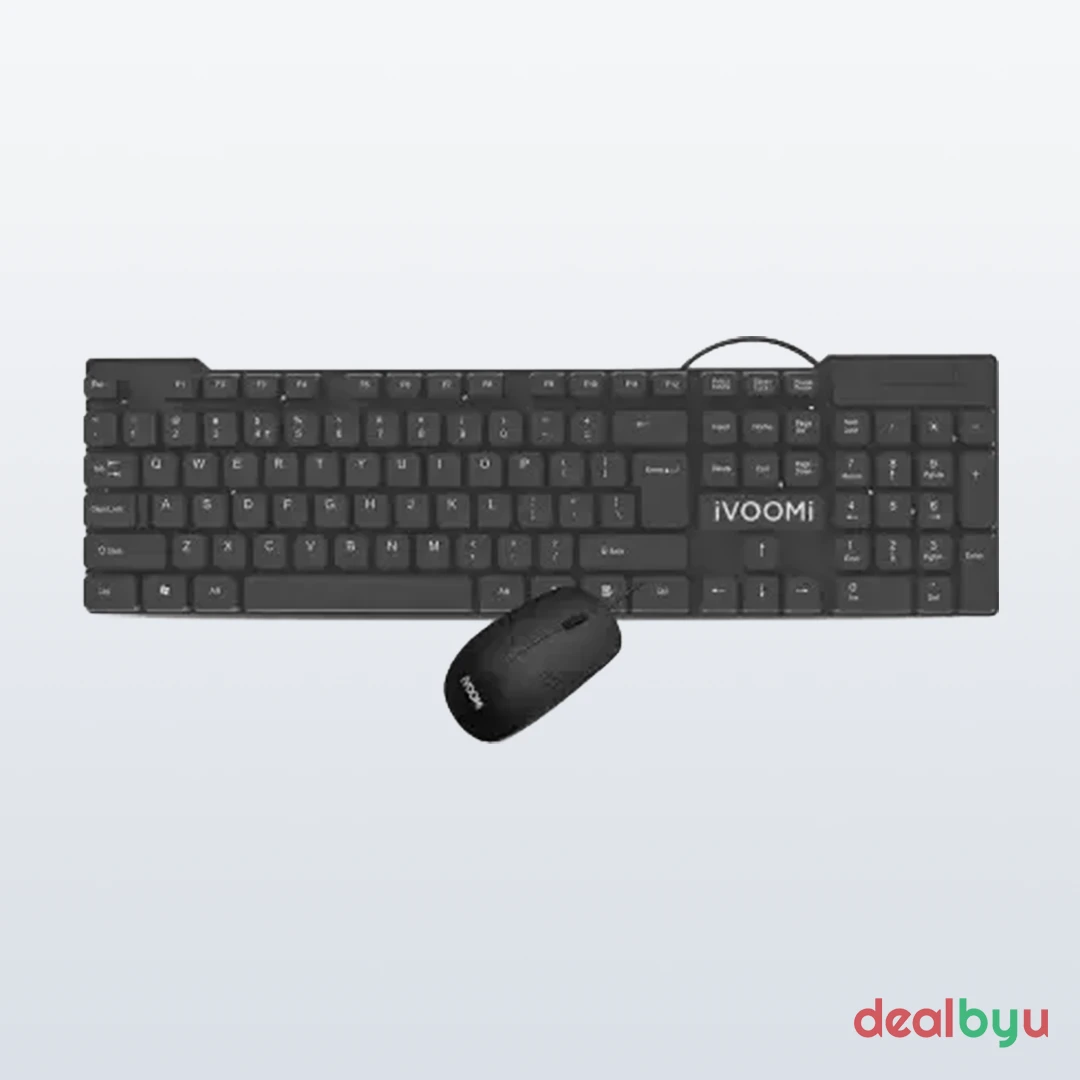 iVOOMi Captain Wired Keyboard & Mouse Combo