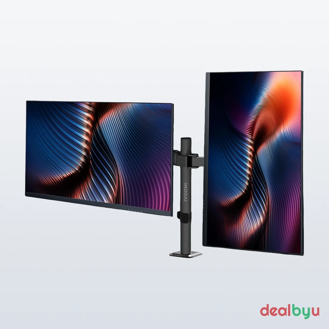 iVOOMi Monitor 27" Frameless Curve + Monitor Arm + Spice Combo