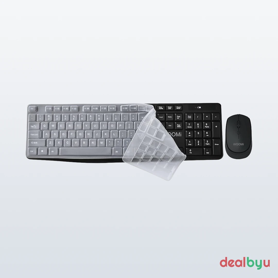 iVOOMi Spice Wireless Keyboard & Mouse Combo with Keyskin