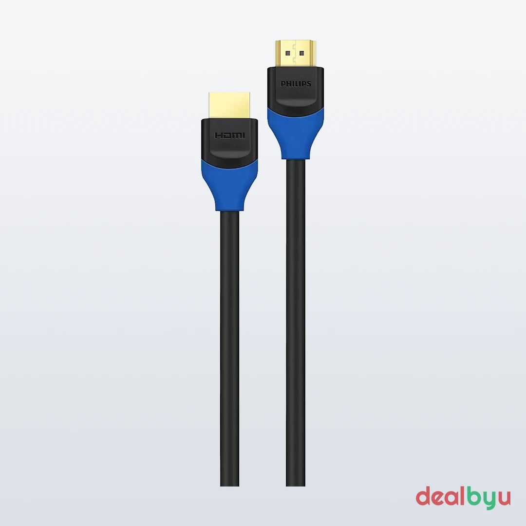 Philips SWV5735B/00 HDMI 2.0 Cable (4K 60Hz, 18Gbps, 5 m) — HDMI 2.0, 4K @ 60Hz