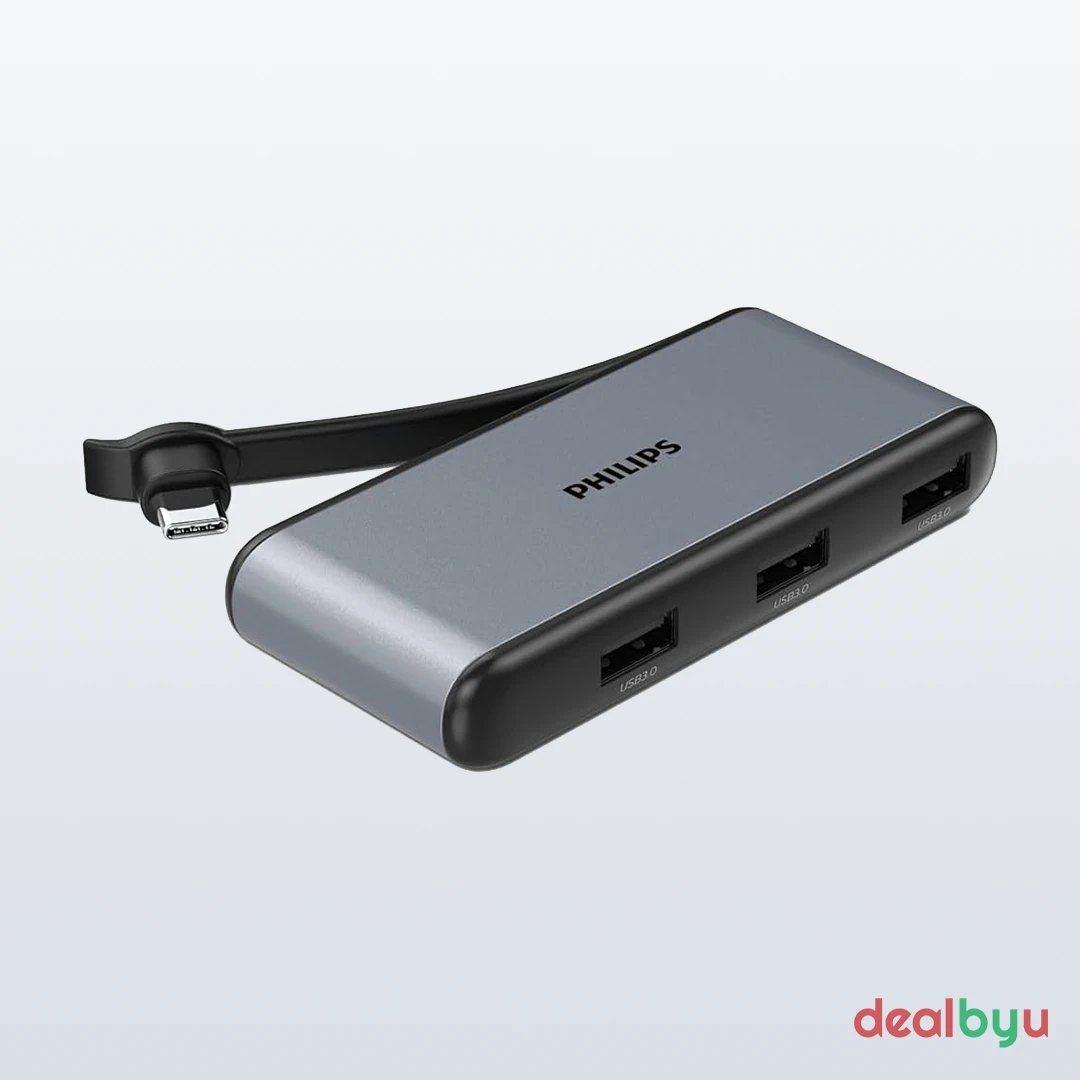Philips USB-C to HDMI Dock Adapter (5-in-1, 4K) — USB-C, 4K
