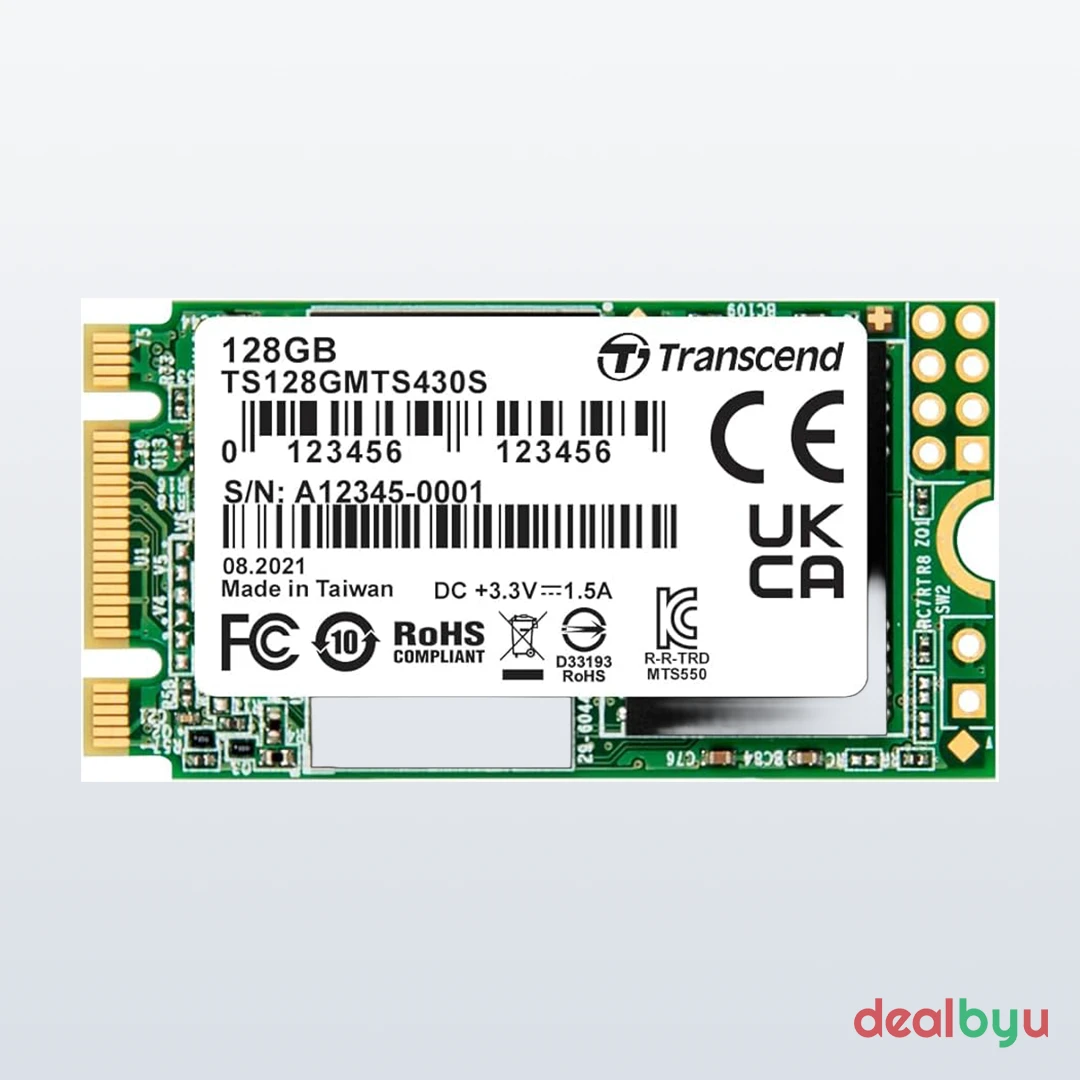 Transcend MTS430S 128 GB SATA M.2 2242 SSD