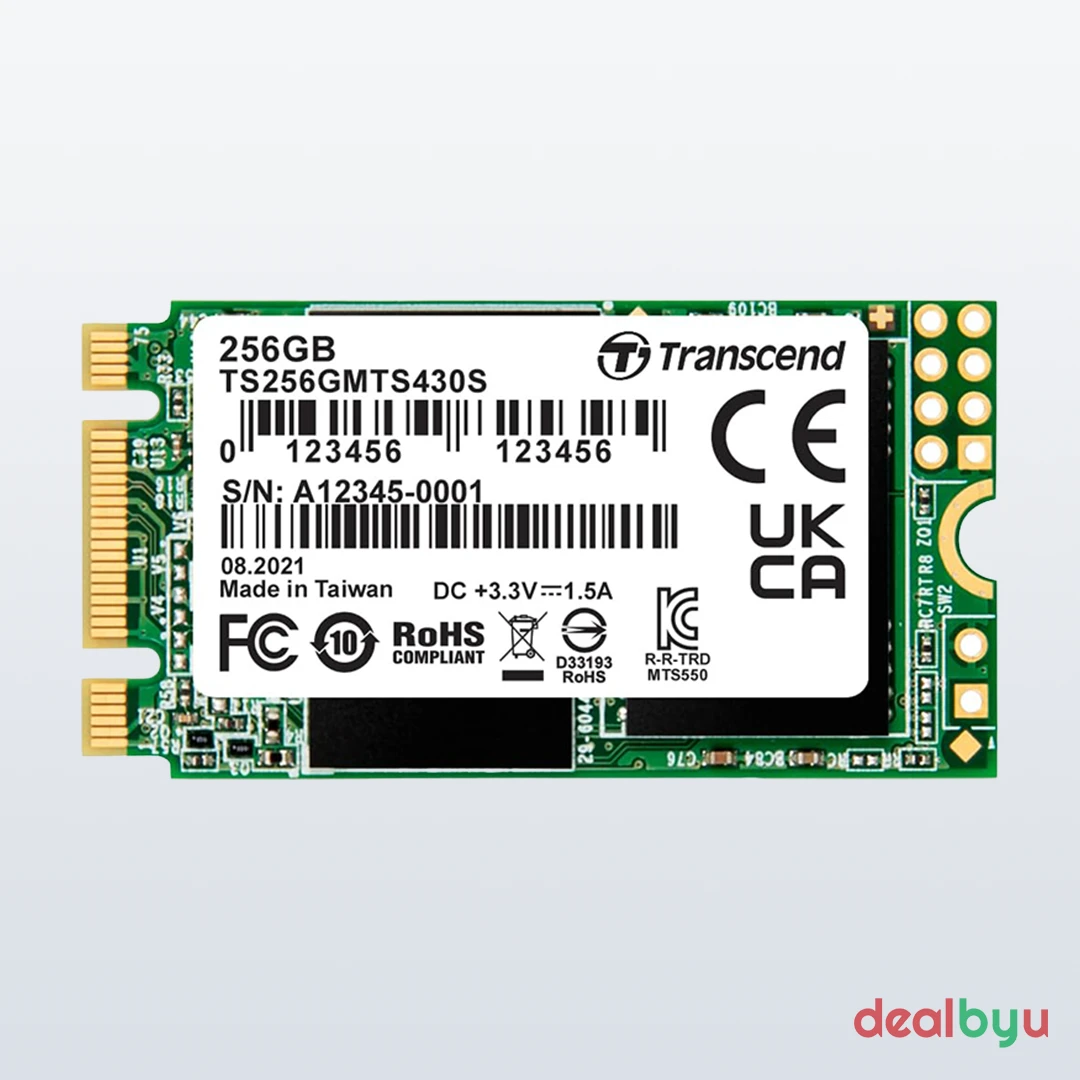 Transcend MTS430S 256 GB SATA M.2 2242 SSD