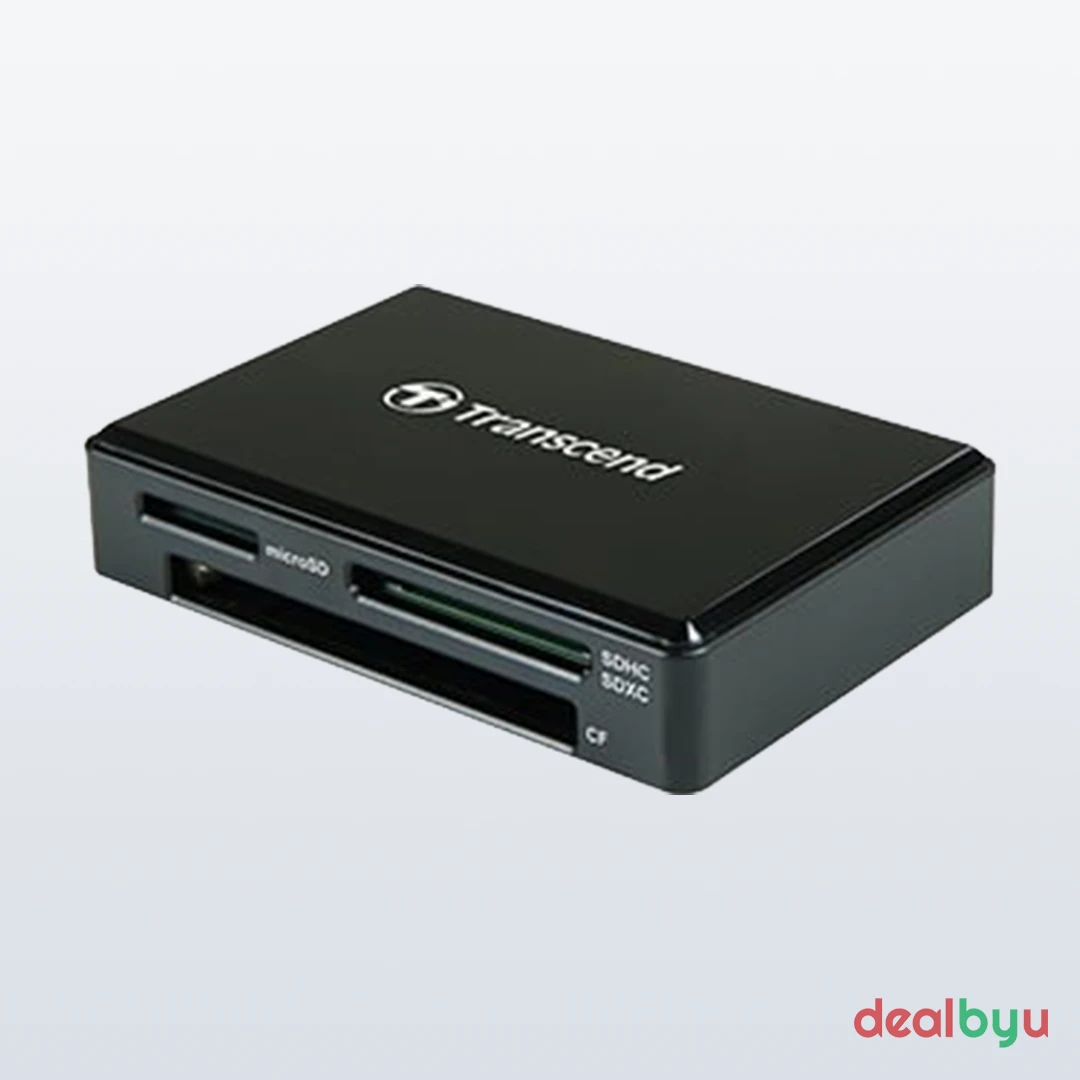 Transcend RDC8 USB 3.1 Gen 1 USB-C Multi Card Reader (TS-RDC8K2) — SD + microSD + CompactFlash reader, USB 3.1 Gen 1