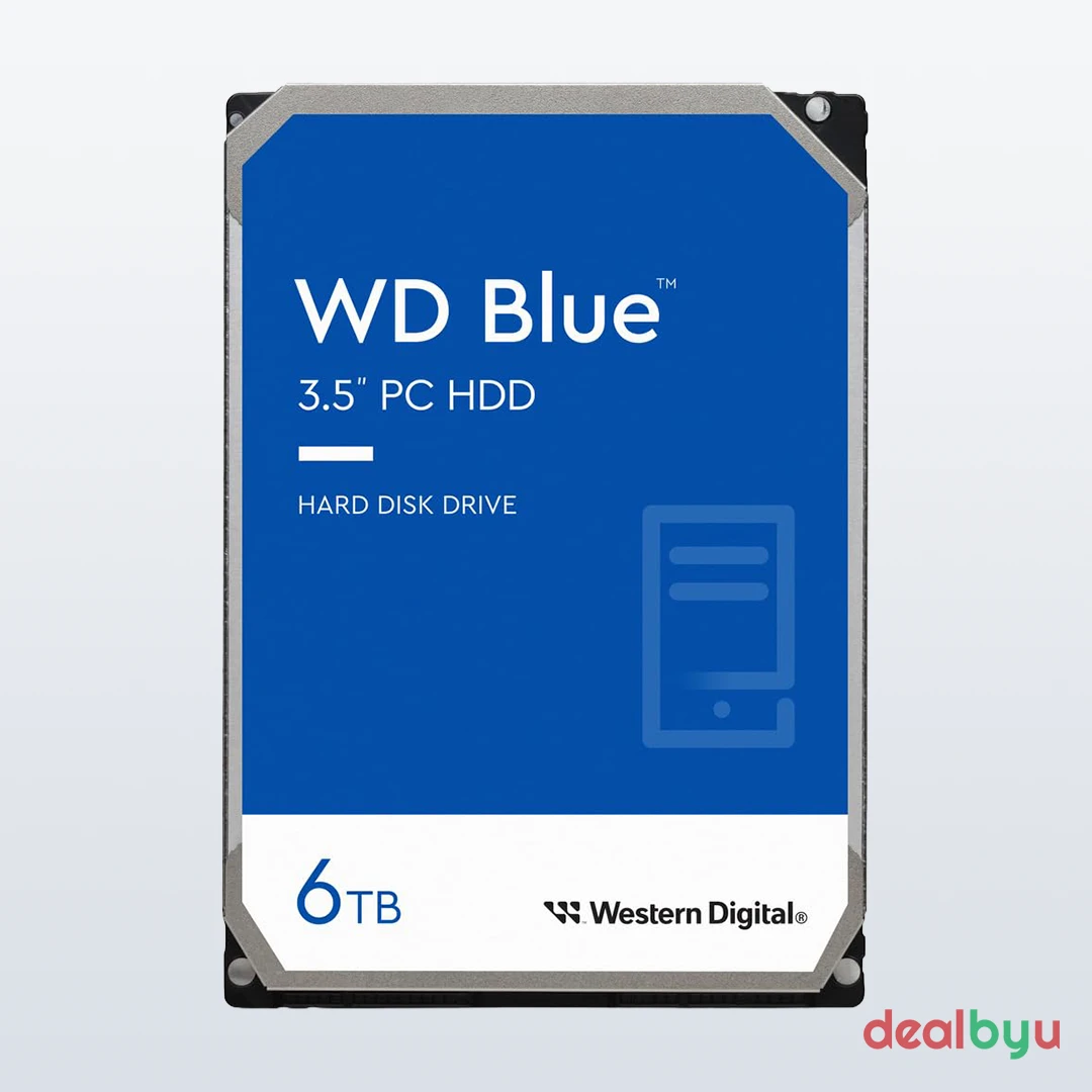 WD Blue 6 TB 3.5" desktop HDD (5400 RPM)